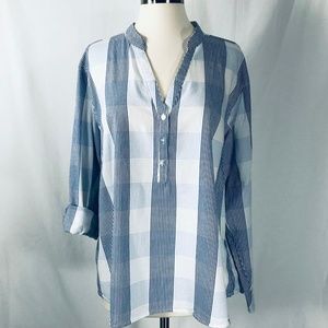 Riders by Lee | Blue & White Popover Tunic